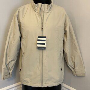 NWT Lands End Squall Polartec 200 Jacket LP Large Petite 14P 16P Sandstone
